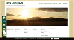 Desktop Screenshot of harz-lastminute.de